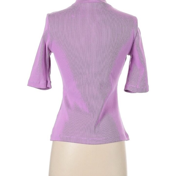 Maeve by Anthropologie Mock Neck Top - PINK - NWT - SMALL - Picture 5 of 10